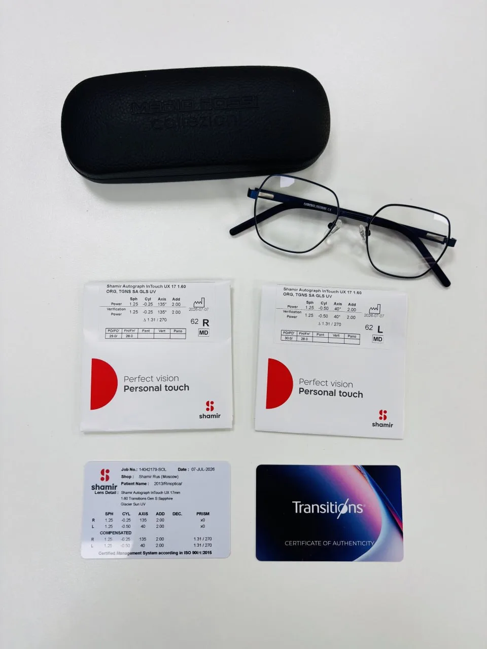 Женский заказ с прогрессивными линзами 👓

У нашей пациентки, врача терапевта, пресбиопия. Для макси