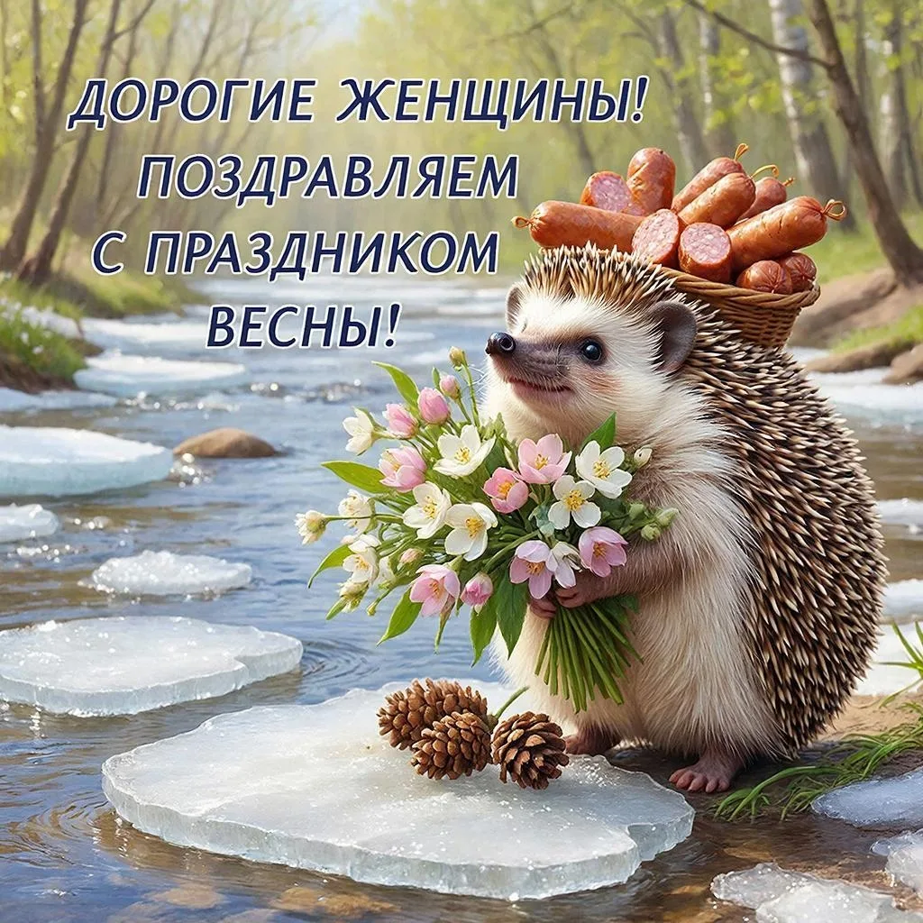 Дорогие наши женщины! 🌷 Поздравляем с 8 Марта! Пусть весна цветет в вашей душе круглый...