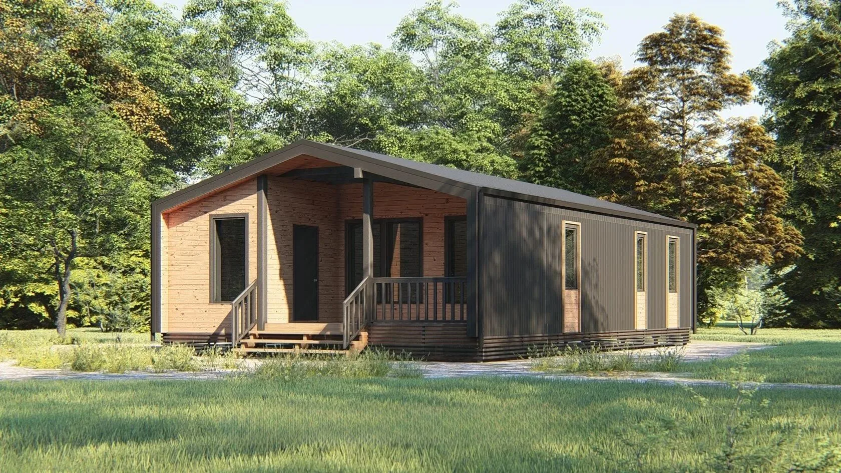 Идеальный одноэтажный дом для всей семьи! 🏡✨