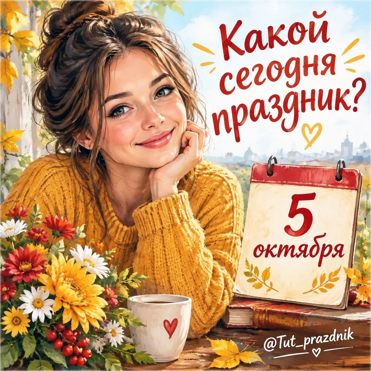 🗓 5 октября – отмечается 23 праздника.