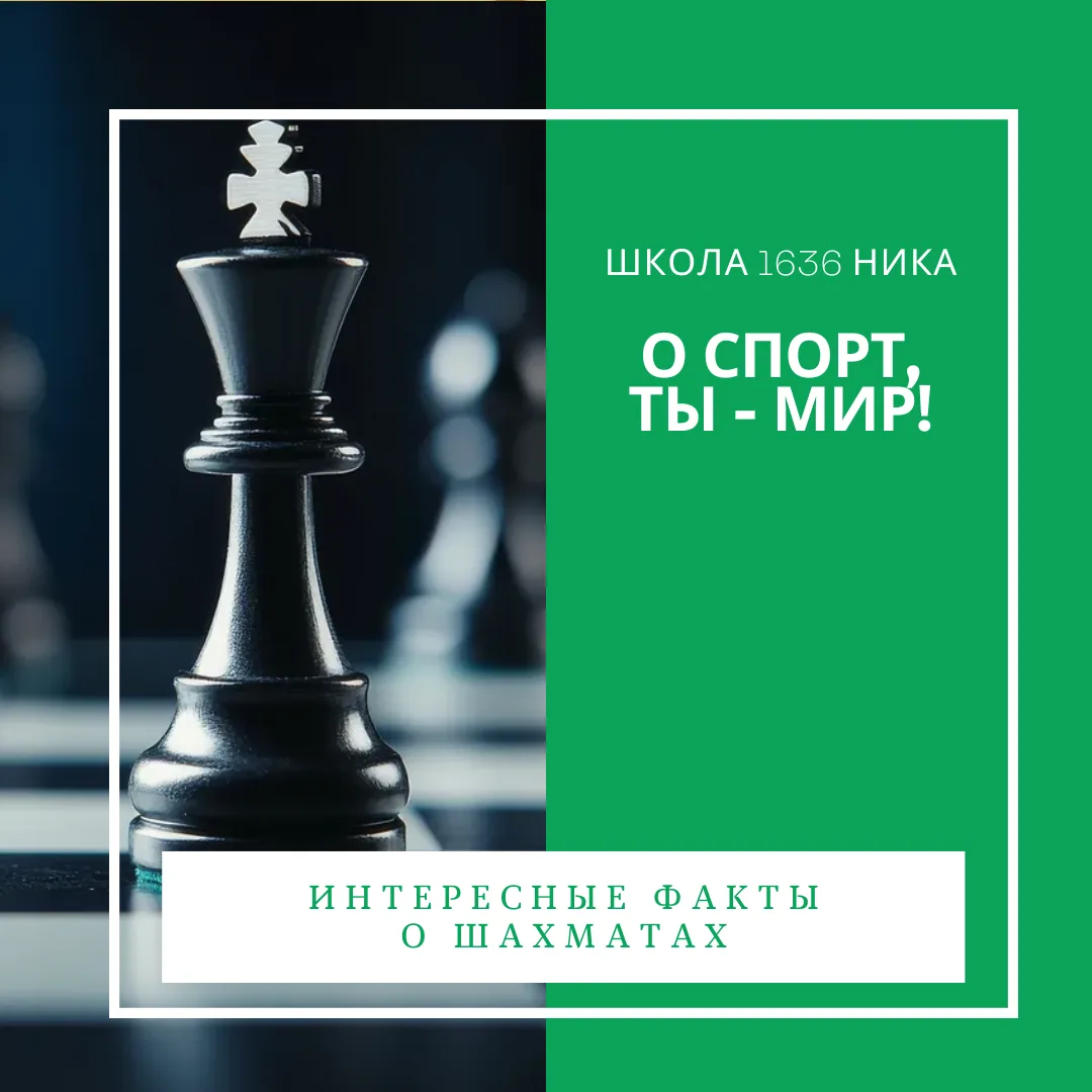 О спорт, ты — мир!♟️

Ежегодно 20 июля отмечается Международный день шахмат. Делимся интересными фак