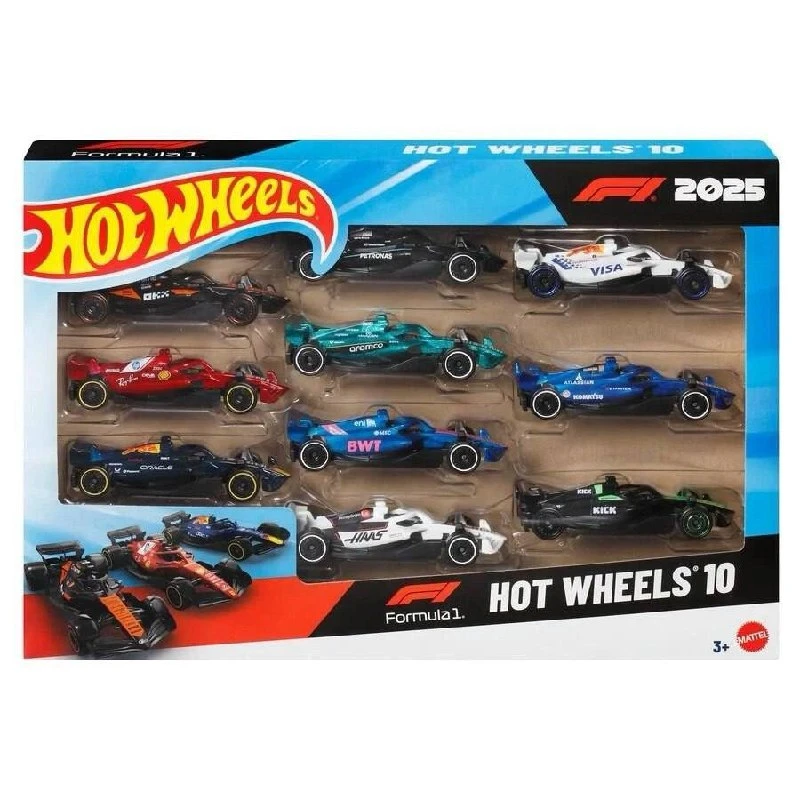 Hot Wheels Formula 1 10-pack