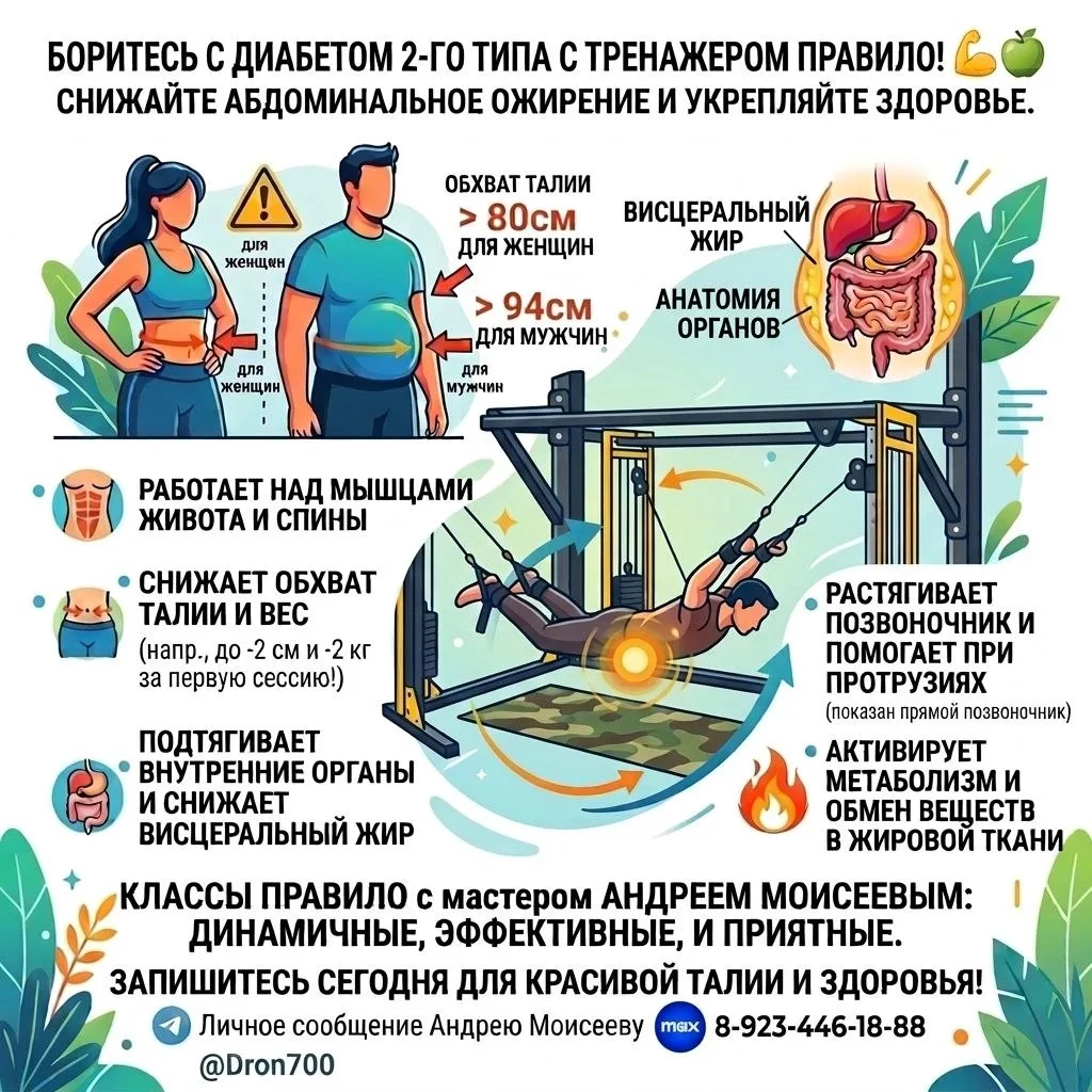 ПравИло против диабета 2-го типа 💪🍏
