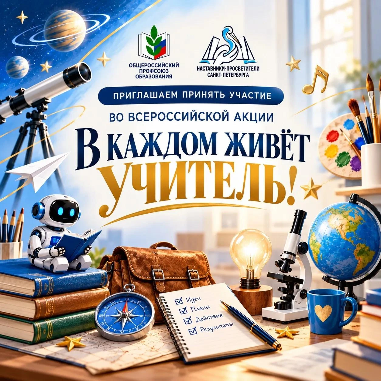 📚 Всероссийская акция «В каждом живёт учитель!» продолжается!