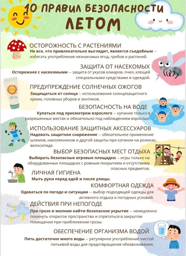Лето — самое короткое и долгожданное время года для детей и их родителей. Пока есть воз...