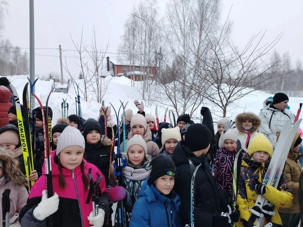 ⛷️Наши на "Лыжне Татарстана"!  Сегодня в микрорайоне Мирный состоялось ежегодное спортивное мероприя