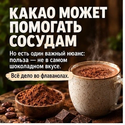 Какао — это не просто вкусный напиток ☕️