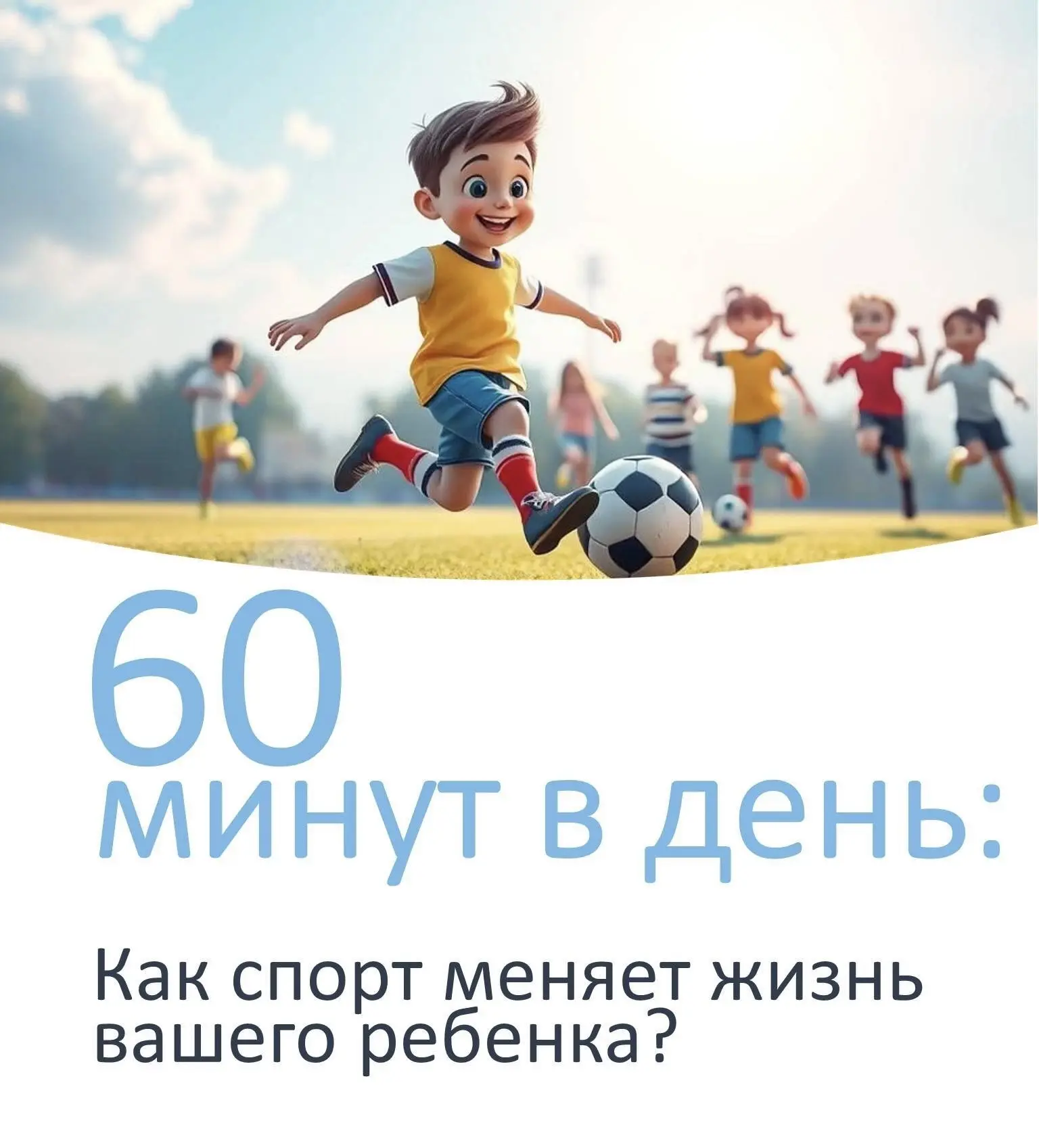 ⏰ 60 минут в день: Как спорт меняет жизнь вашего ребёнка?