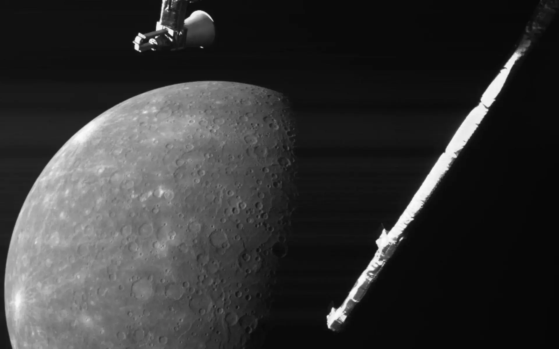 ☀️🚀 BepiColombo засёк, как солнечная буря пробила магнитное поле Меркурия