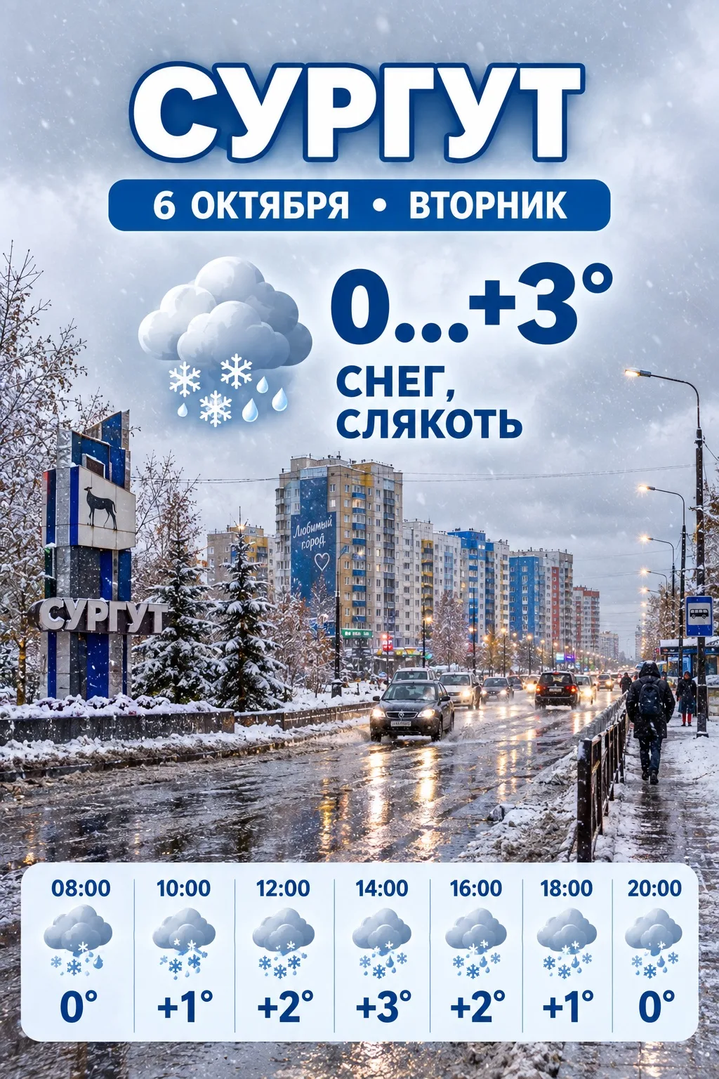 Встало солнце красное над градом Сургутом, растеклось по небу зорькой ясной. Пробудилас...