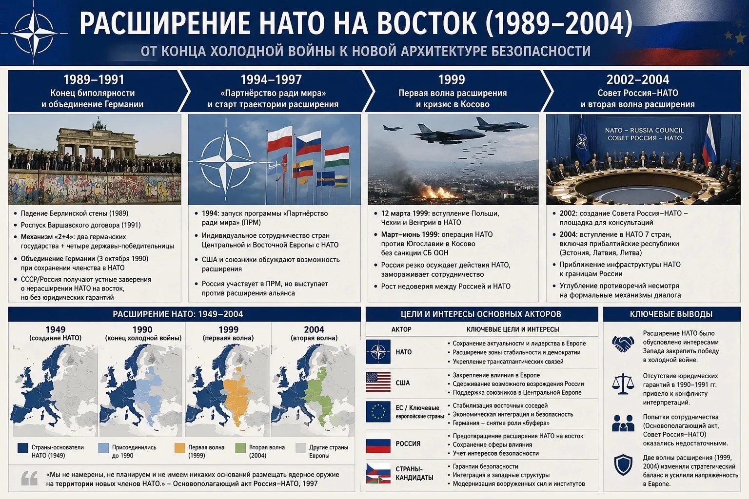 Расширение НАТО на Восток (1989-2004)