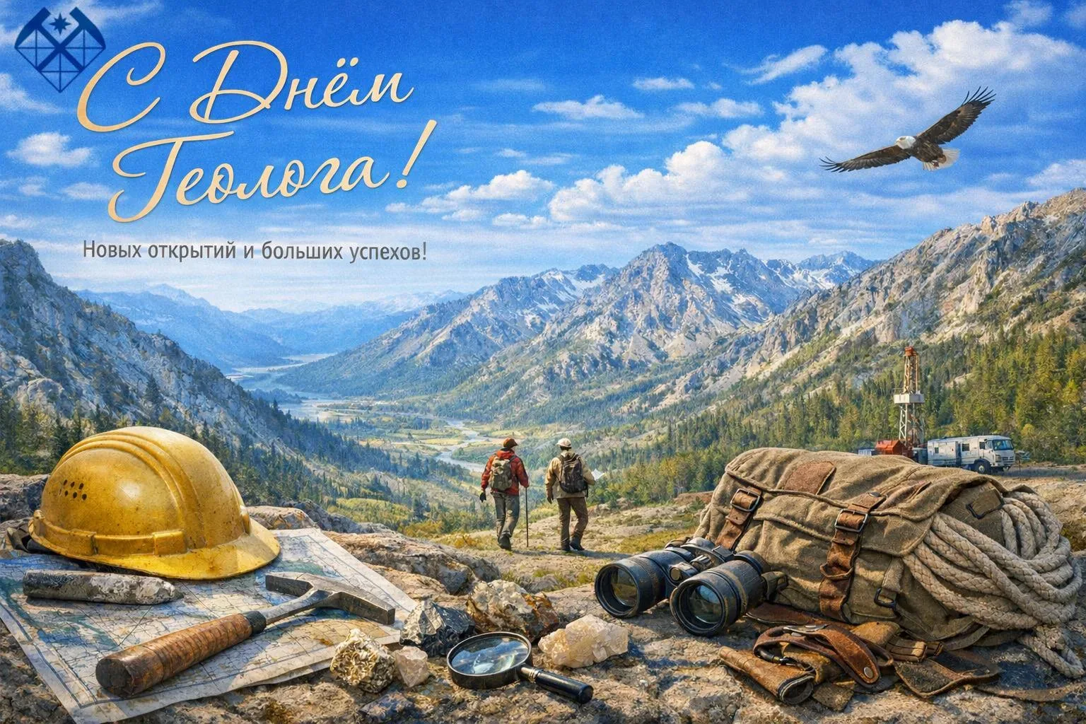 Дорогие геологи, искренне рад поздравить вас с вашим днем!  Вот уже 60 лет принято отмечать праздник