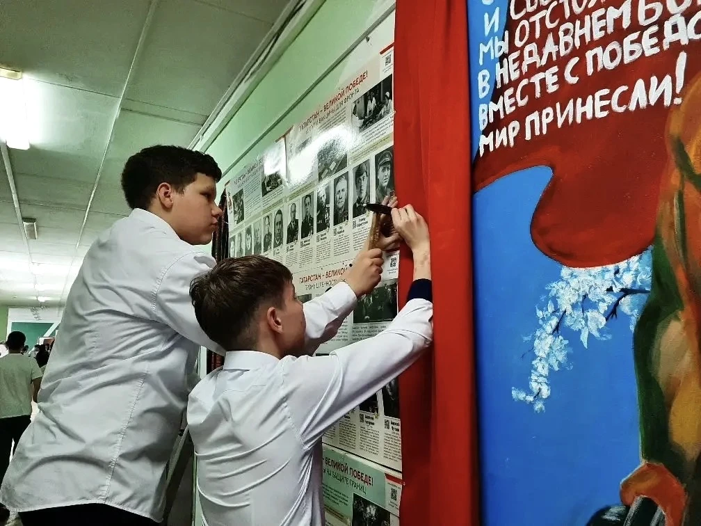 К празднику Победы была завершена работа над большой выставочной панорамой «Татарстан в...