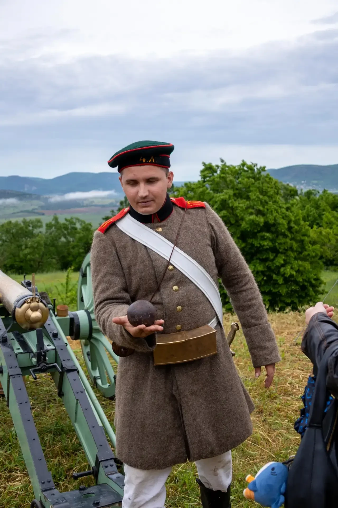 Реконструкция частей Руской армии 1855 года времен Крымской войны у нас в Севастополе в рамках акции