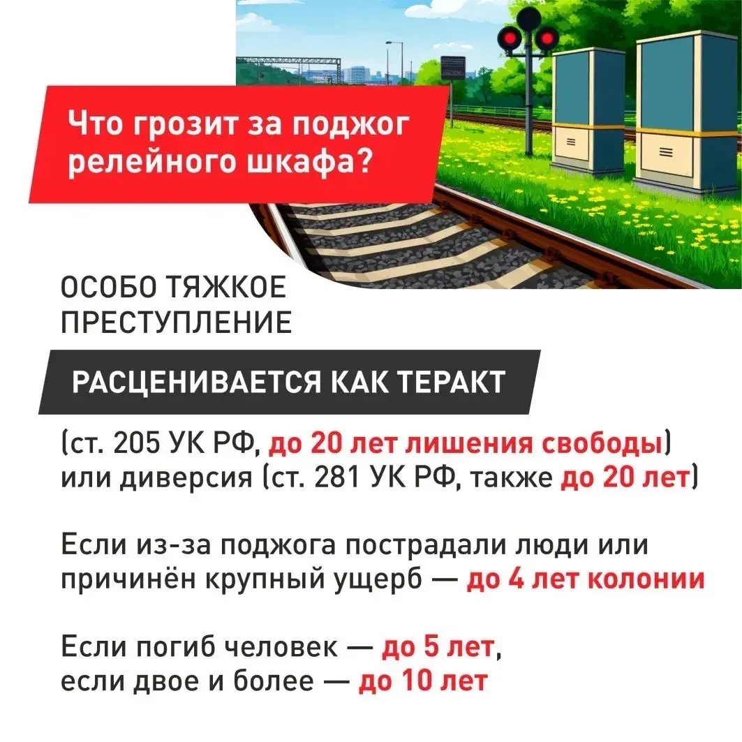 🚂 Железная дорога — не место для игр!   Сегодня враги продолжают склонять наших детей к противоправн