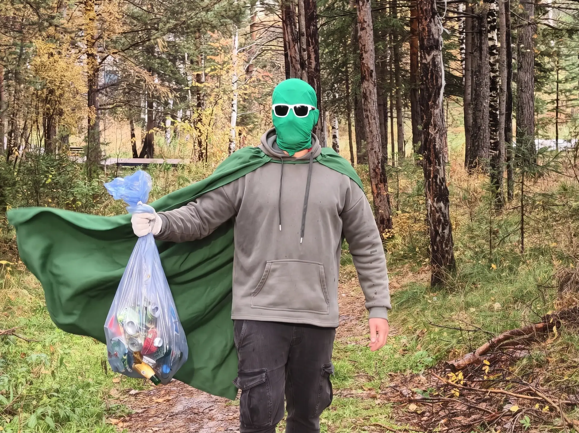 🦸🏻‍♂️ Супергерой Чистомэн включился в борьбу за пост мэра Копейска