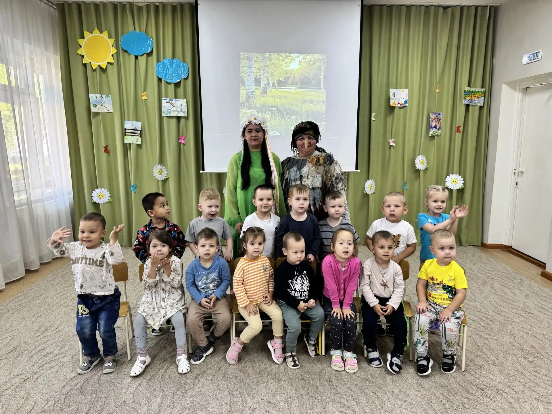 В нашем детском саду прошло весёлое развлечение «Прощание с летом»! ☀️