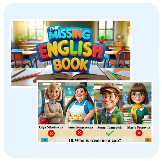 Квест-урок «The Missing English Book»😱