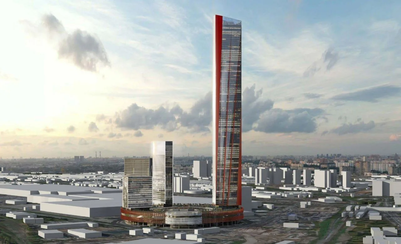 📍Очередной небоскрёб может появиться в Москве. На этот раз у метро «Текстильщики».