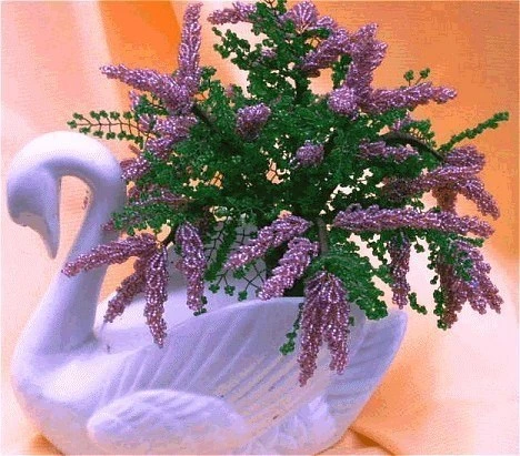 Коᴍпозиция "Весенняя нежнoсть" иɜ бисеpа