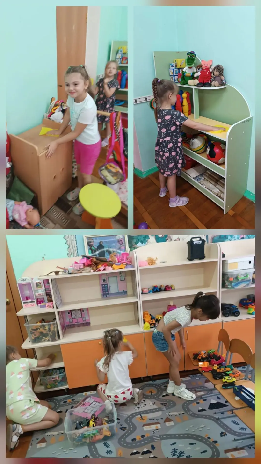 Маленькие помощники в деле! 🧹