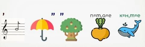 🔽🔹🌿👆💮