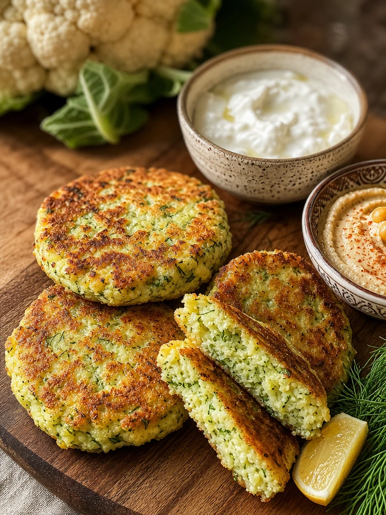 🥦 Оладьи из цветной капусты: вкусно, полезно и сытно! 🍽️