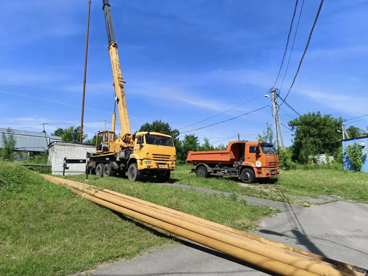 💧В г.Дмитров, ул. Инженерная сотрудниками МУП «Дмитровский водоканал» произведены работы по замене 