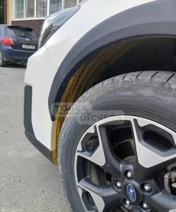 Автомобиль "пожелтел" после поездки из Корсакова в Южно-Сахалинск