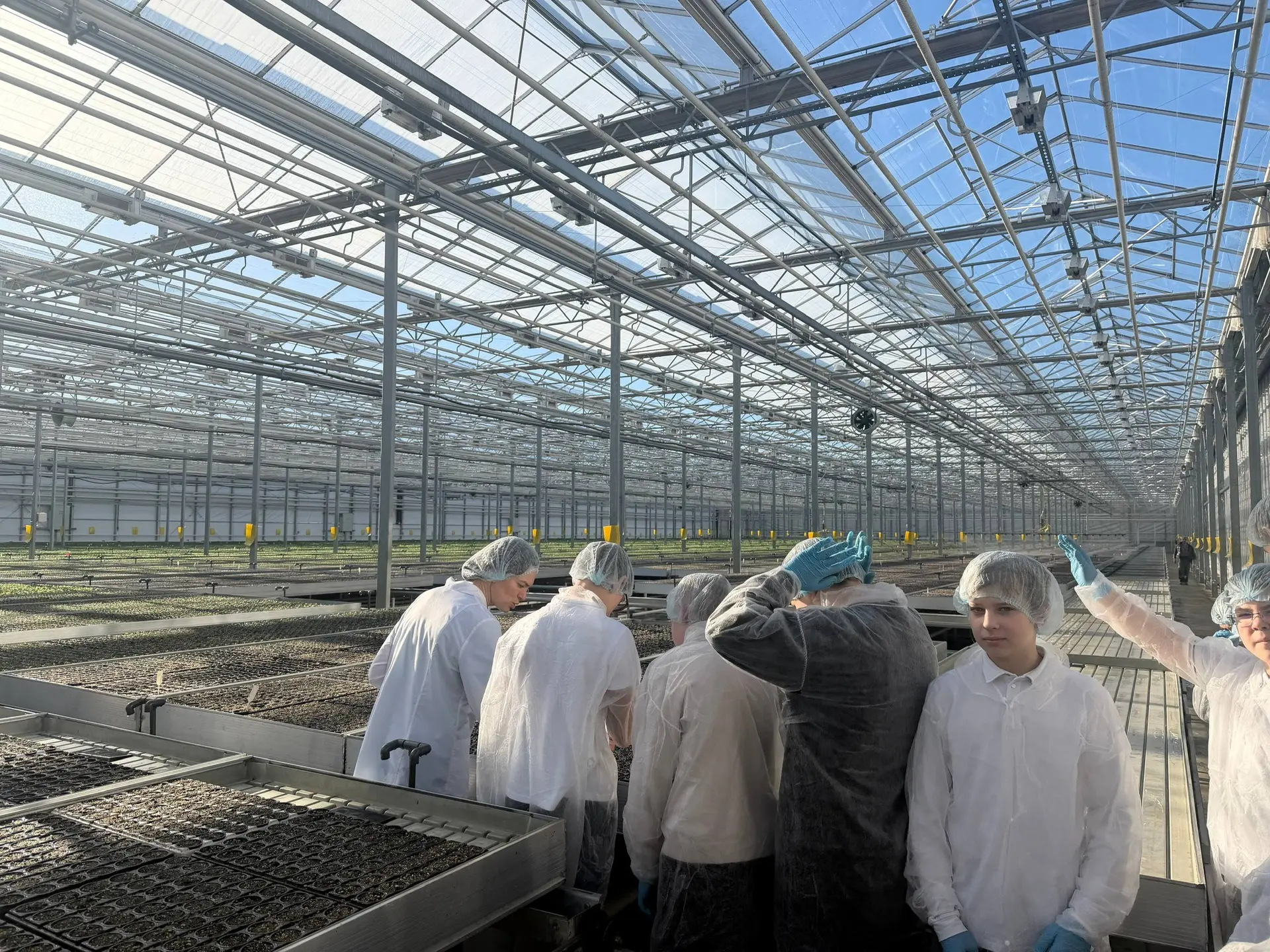 🌱В рамках сетевого взаимодействия с агрофирмой «Выборжец» обучающиеся 7-го агротехнологического клас