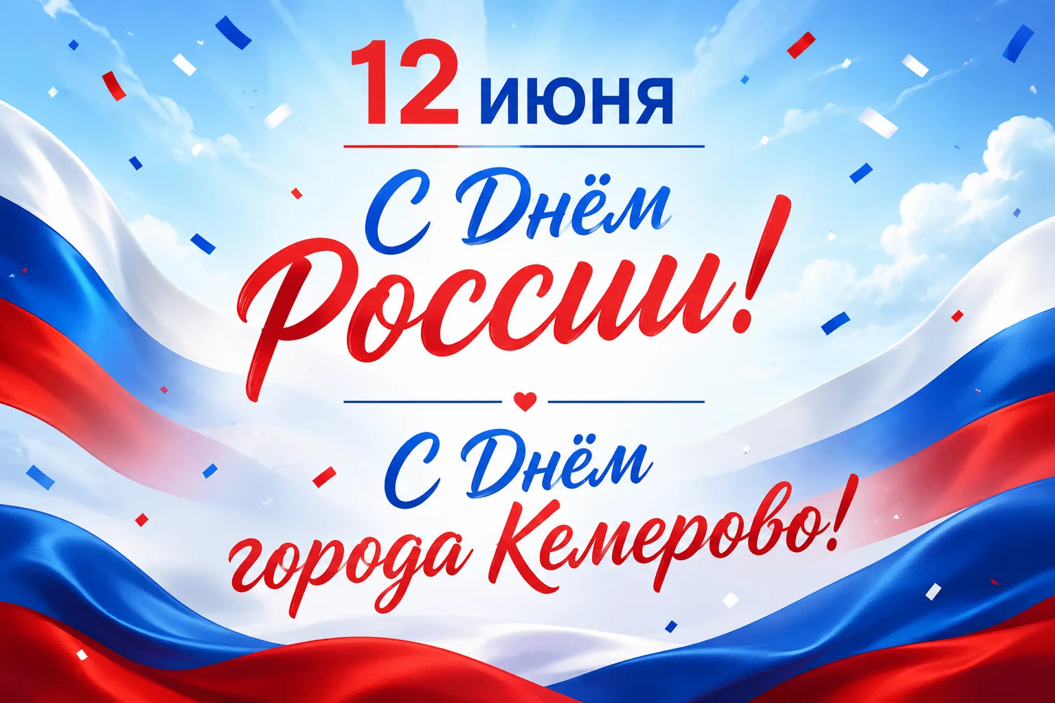 С Днем России и Днём города, Кемерово! 🇷🇺

Сегодня особенный праздник – День России и День города 