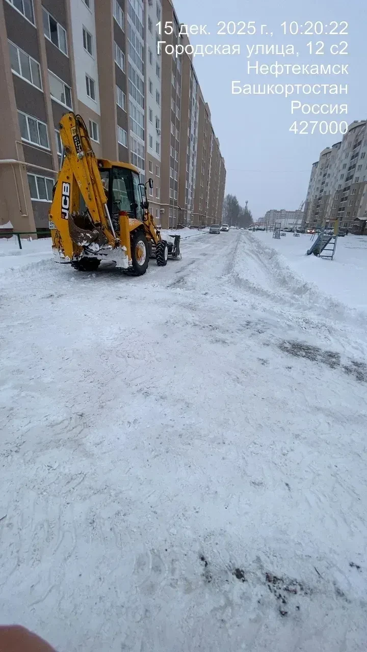 ❄❄❄🚜 Очистка внутриквартальных дорог