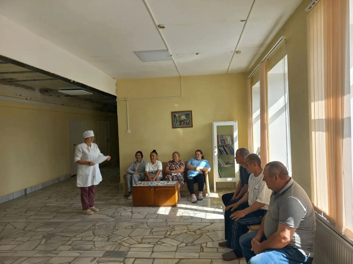 В Дубьязской участковой больницы медсестра Ильхамия Гайнетдинова рассказала о важности и пользе физи