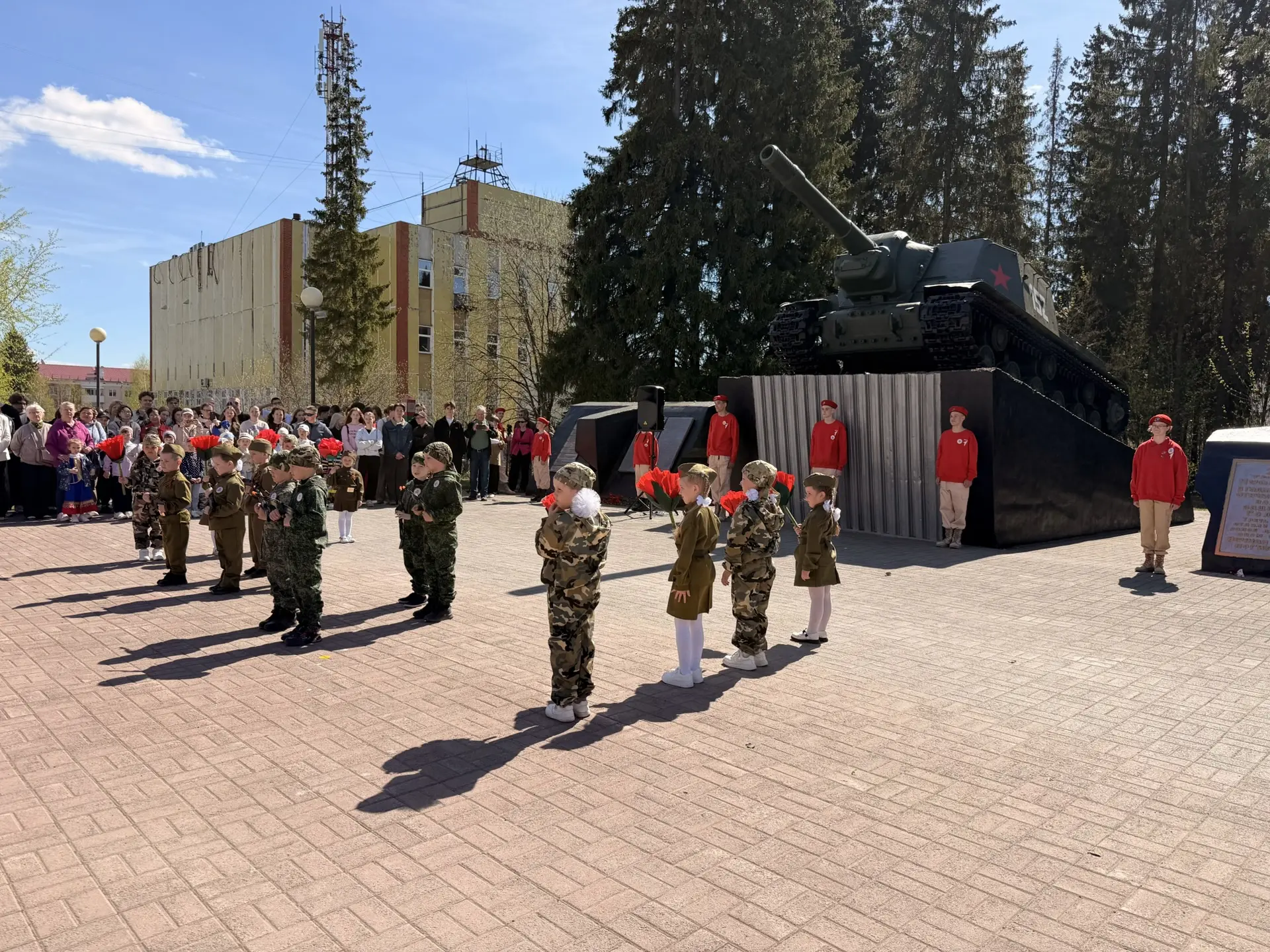 🇷🇺Юнармейцы отряда «Братишка» — участники Парада Победы дошкольных войск!   7 мая на городской площа