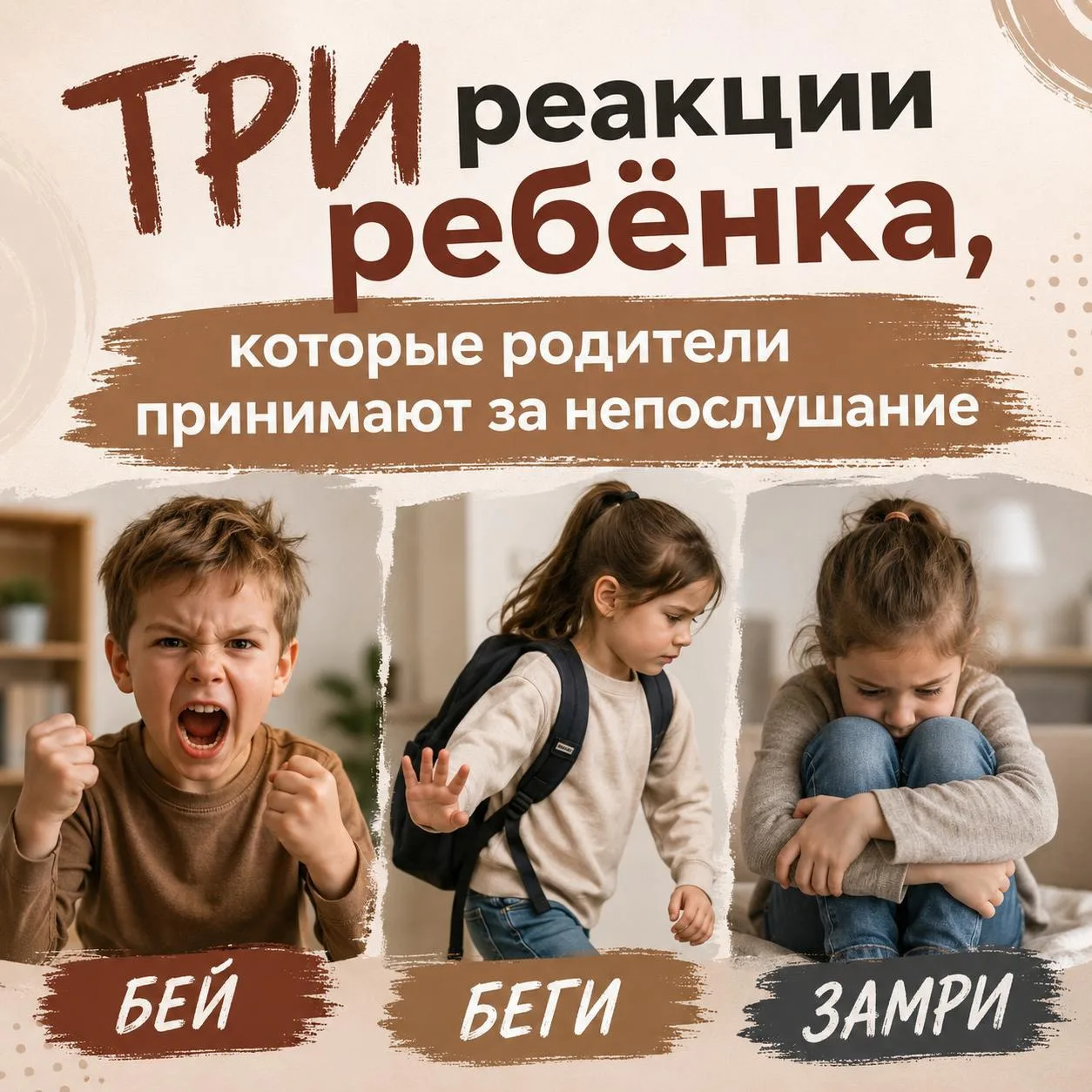 Иногда ребёнок не слушается так, будто делает это специально.

🔹Вы просите убрать игрушки — он спор