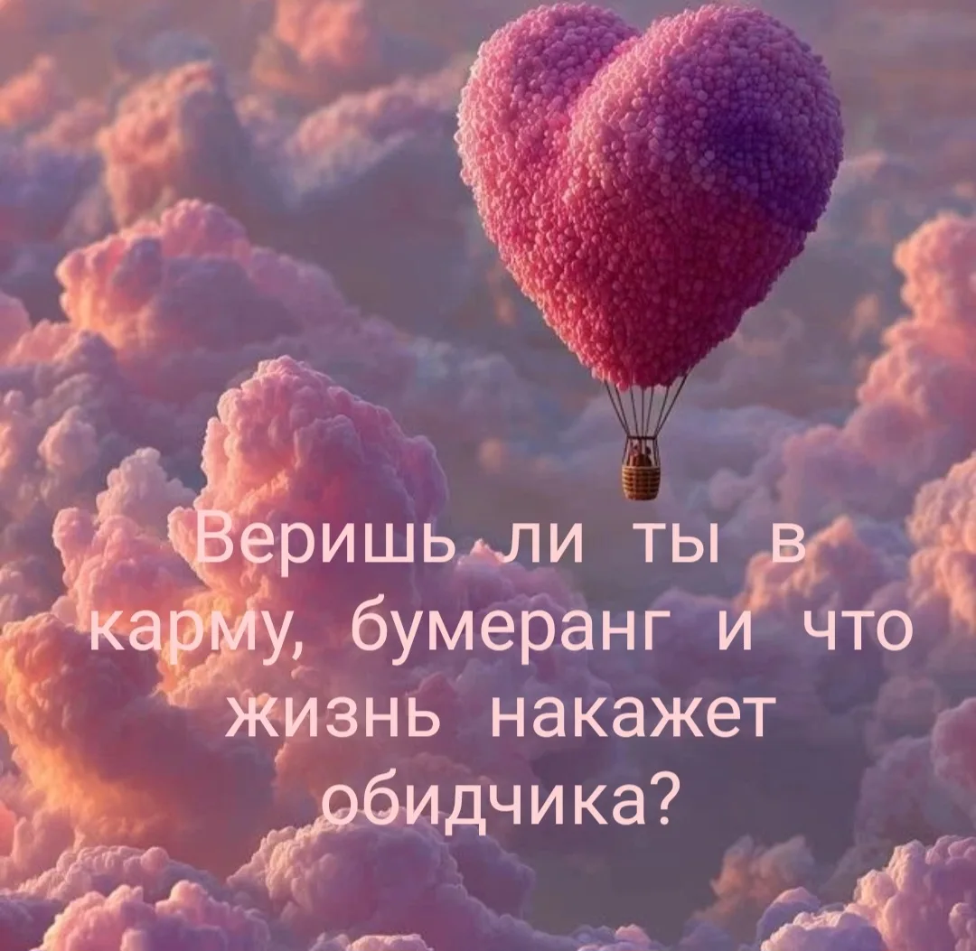 Верите ли в карму, бумеранг, что жизнь накажет обидчика и т.д.?