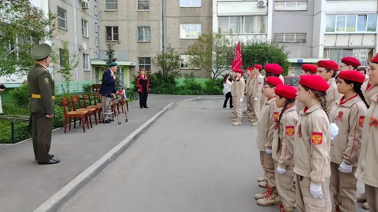 В преддверии Дня Победы чествовали ветерана Великой Отечественной войны - Николая Николаевича Жарова