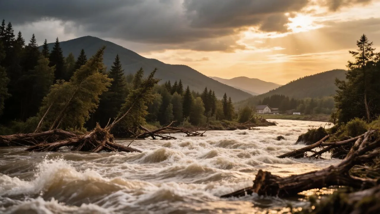 🌊 На южные районы Сахалина надвигается циклон с угрозой наводнений