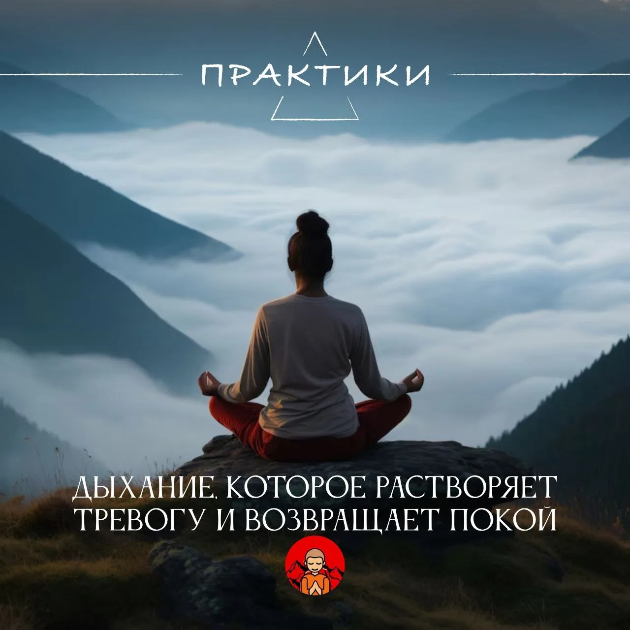 🧘‍♂️ Дыхание спокойствия — тибетская техника 4–7–8