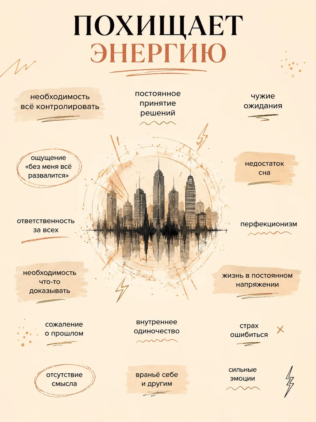 Очень важно время от времени останавливаться и честно спрашивать себя: «Из какого состо...