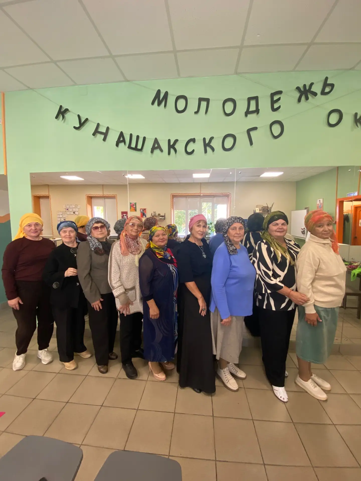 В Кунашаке прошёл мастер-класс по оформлению платков