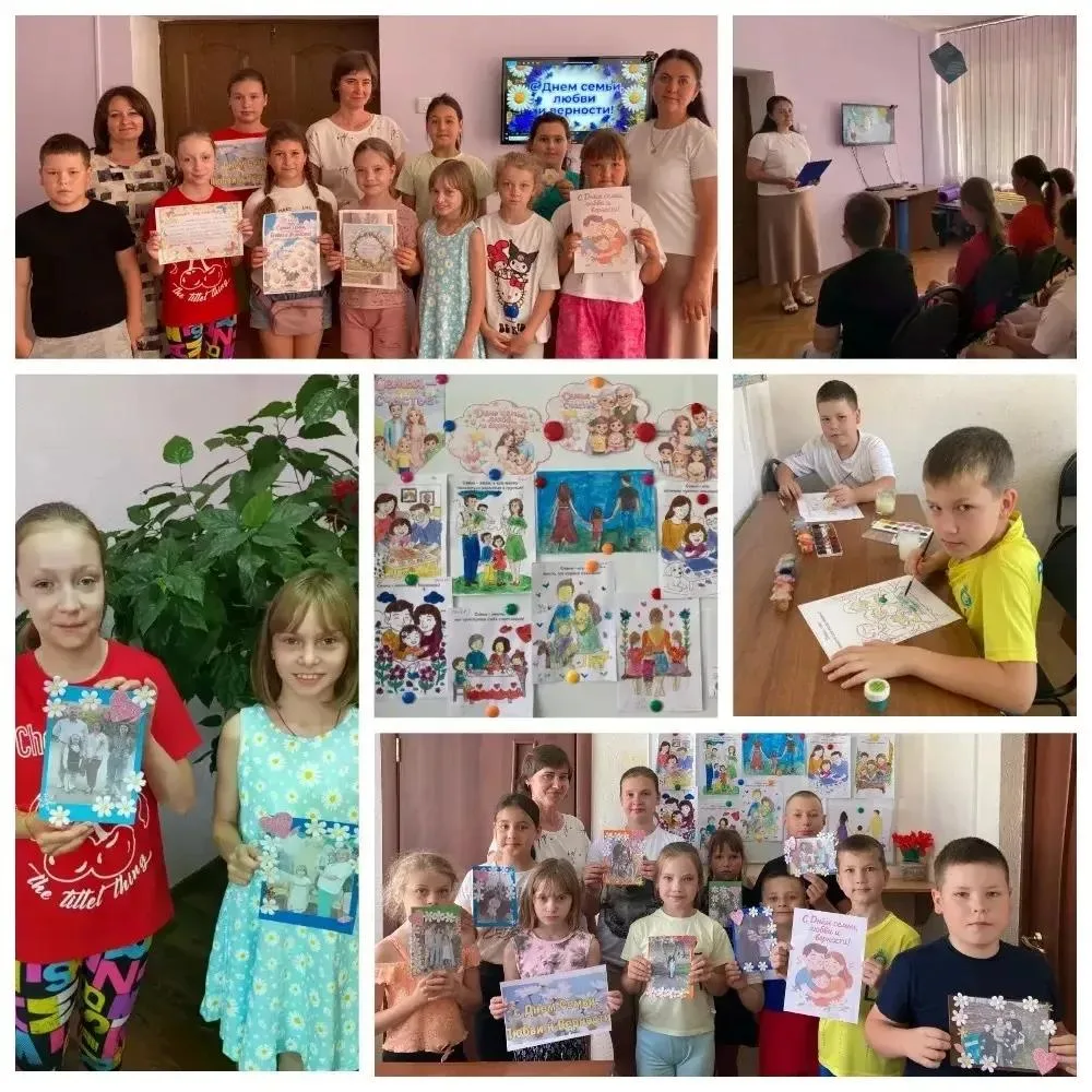 В эти светлые июльские дни, когда вся страна отмечает День семьи, любви и верности, воспитанники отд