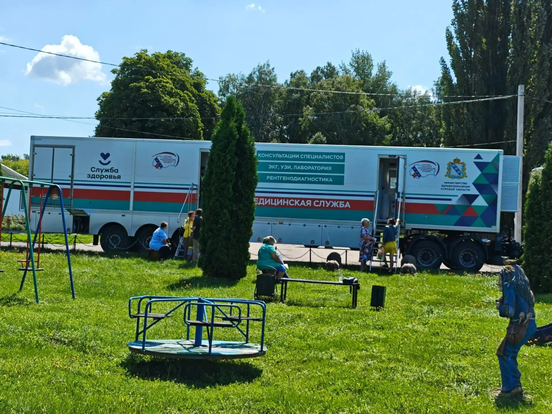 🚂 Врачи Поезда здоровья с 4 по 7 августа будут работать в Щигровском районе. Во время приема можно 
