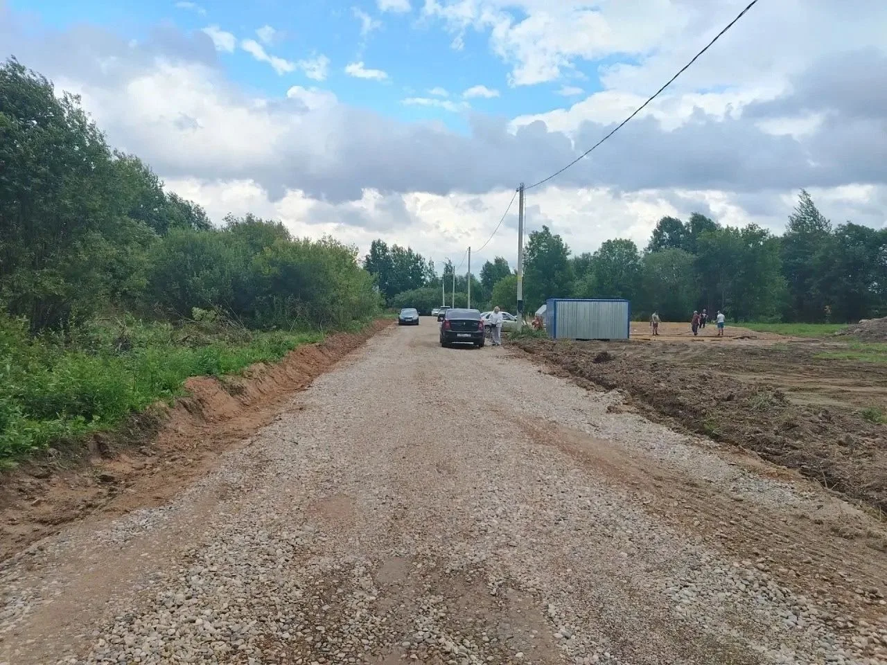 Дорога на улице Северной в Нифантове обустроена