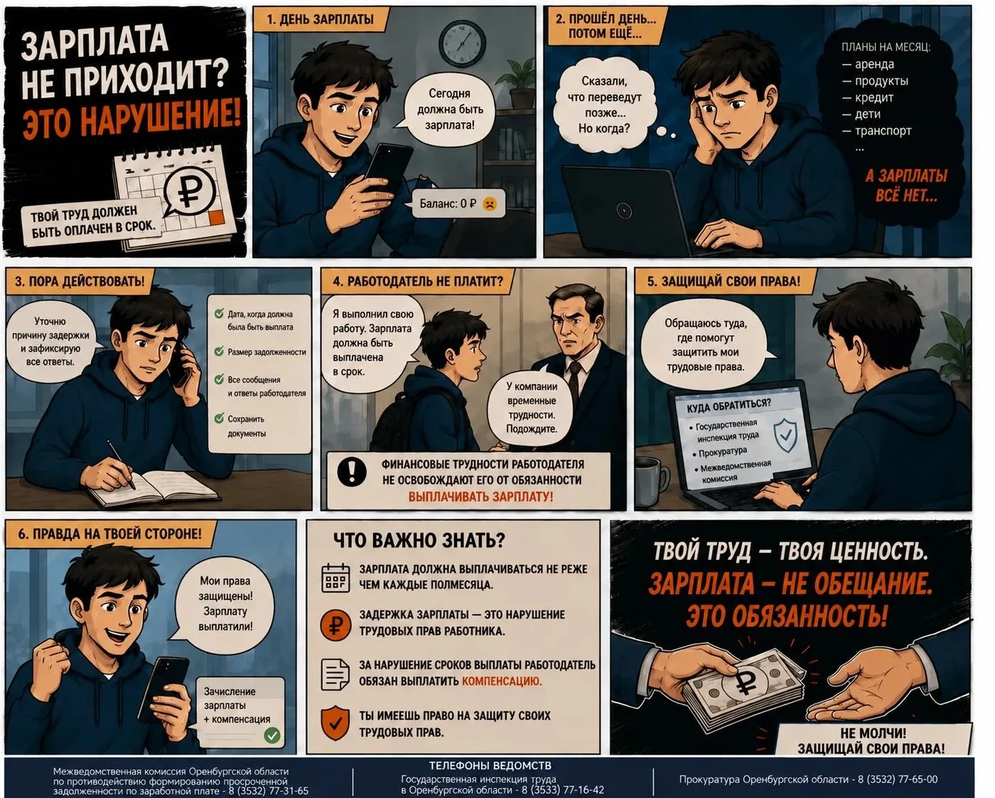 ❗️Межведомственная комиссия Оренбургской области по противодействию формированию просро...