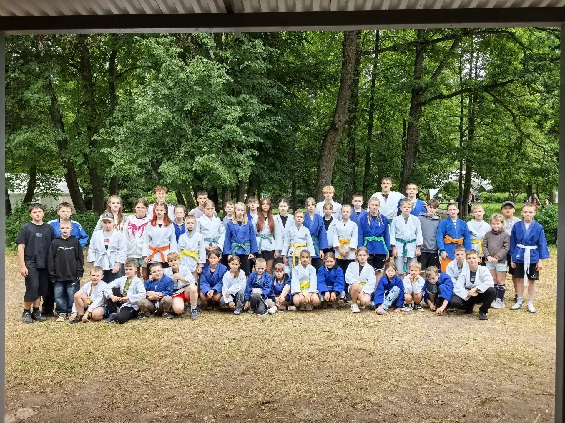 Воспитанники отделения дзюдо 🥋продолжают учебно-тренировочные сборы на базе лагеря ☀️«Солнечный» (Л