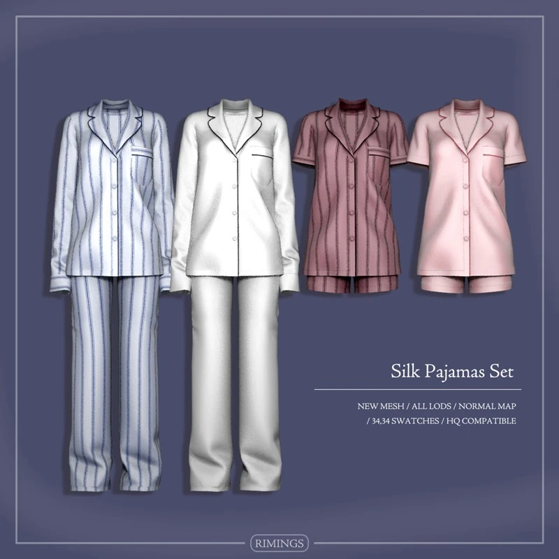 🌸 Комплект Silk Pajamas Set 🌸

Автор: RIMINGS

Шелковый пижамный комплект для симок. Включает руба