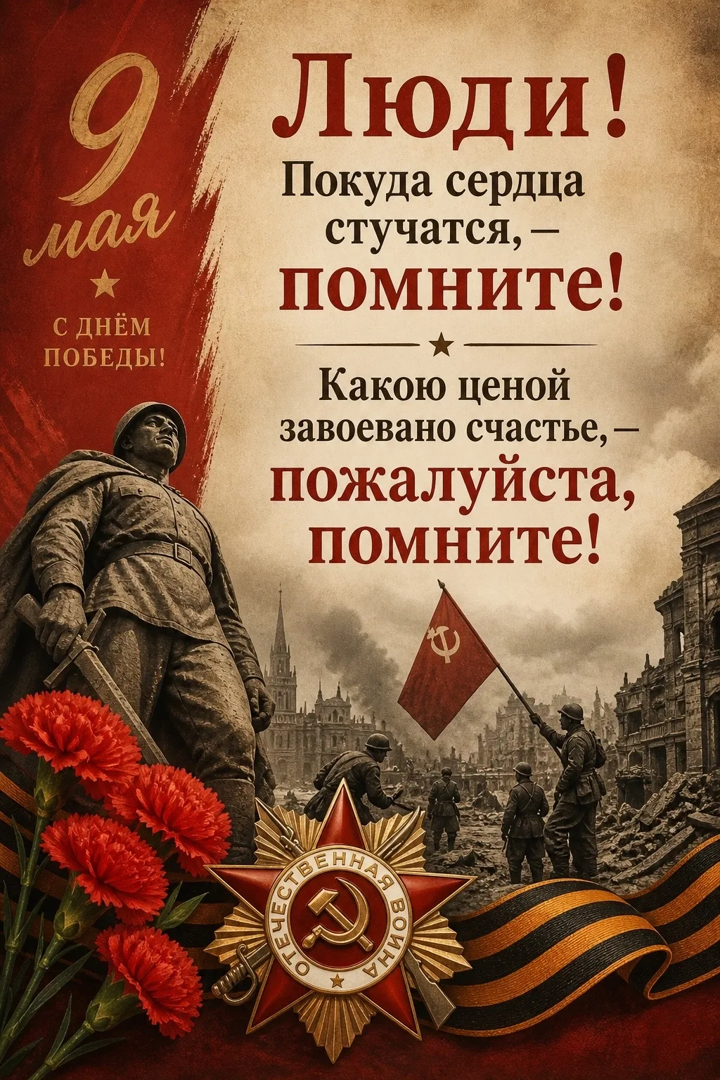 🎖️Память, которая живёт в сердцах

9 мая — это не просто дата в календаре. Это день, когда в каждом