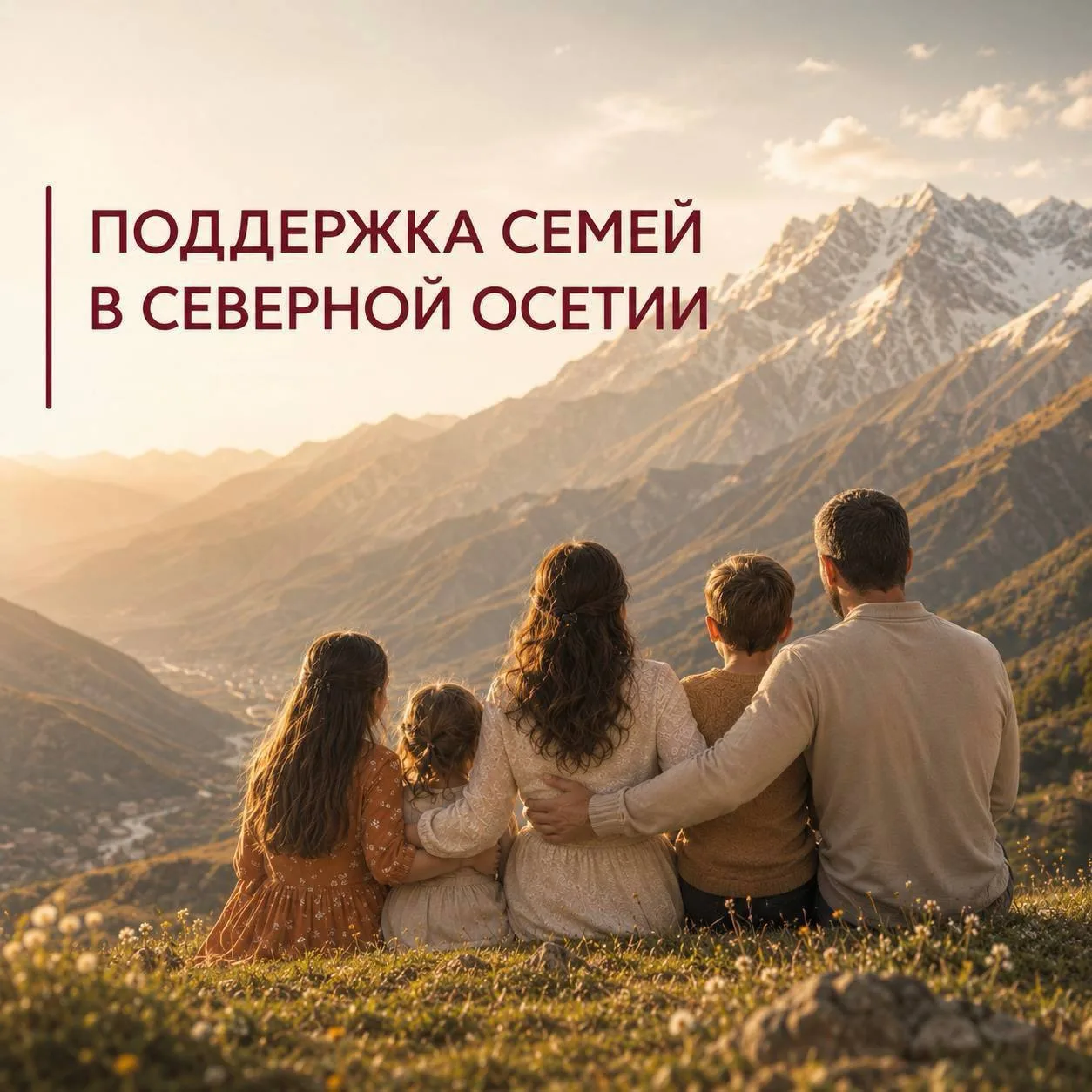 Почти 8 тысяч семей с двумя и более детьми получили ежегодную выплату в Северной Осетии