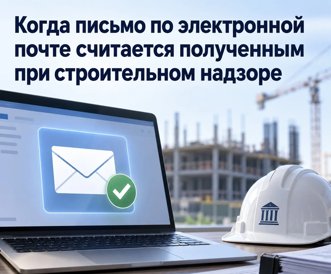 🔔Минстрой разъяснил, когда письмо по электронной почте считается полученным при строит...